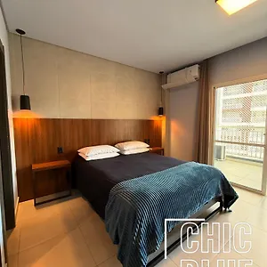 Chic Blue Design Com Vaga De Garagem Apartamento